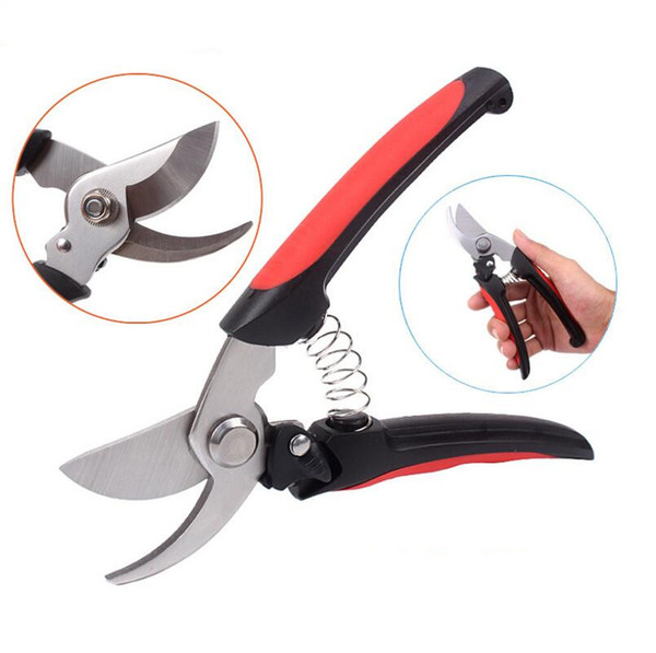 Garden Scissors Stainless Steel Grafting Tool High Strength Fruit Tree Pruning Shears Garden Plant Secateurs simple home Tools H259