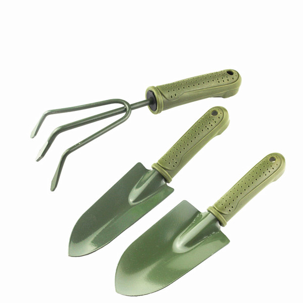 3PCS/Set Gardening Tool Mini Shovel Rake Garden Tool for Bonsai tools Flower Plants Maintenance Plastic handle