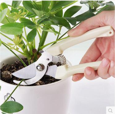 2018 New !Garden Tools PP Handle Gardening Scissors Stainless steel Scissors Flower and Tree Pruning Tools