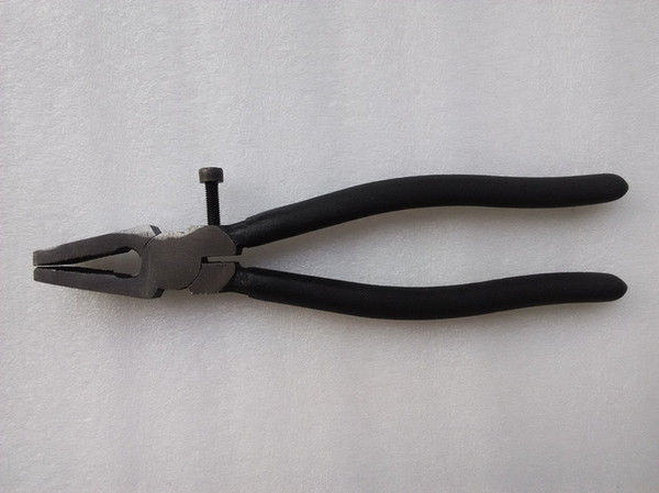 8'' Plier for Glass Nipper for Mending Glass With Teeth and Screw Free Ship