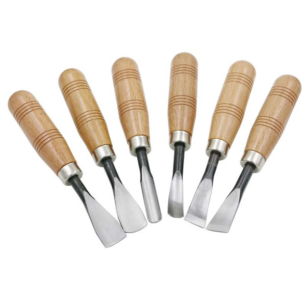 6 pcs set wood Carving Chisel Tool, carpenter hand carving knives