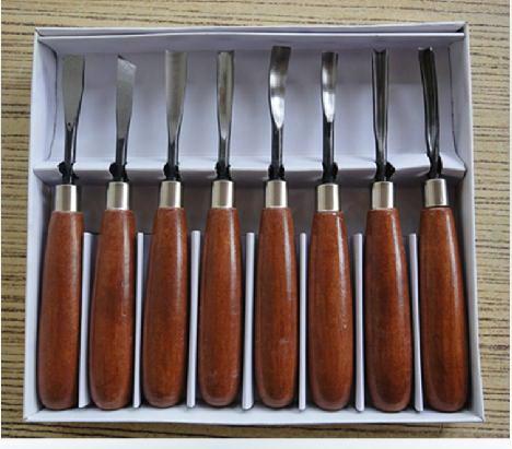 8 Pcs wood Carving Chisel Tool set, carpenter tools, wood carving knife