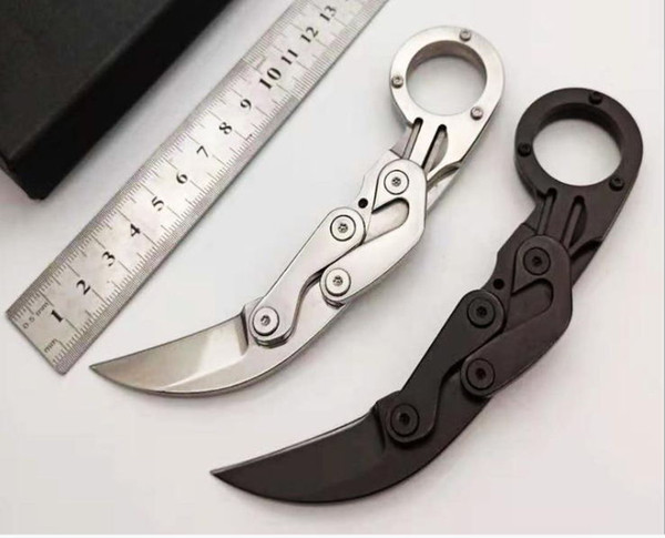 Morphing karambit V2 mechanical claw folding knife 9CR19 steel blade actical knife outdoor gear camping knife knives tools new