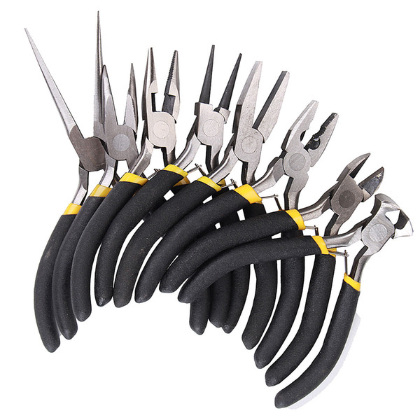 8Pcs Round Beading Nose Pliers Wire Side Cutters Pliers Tools Set