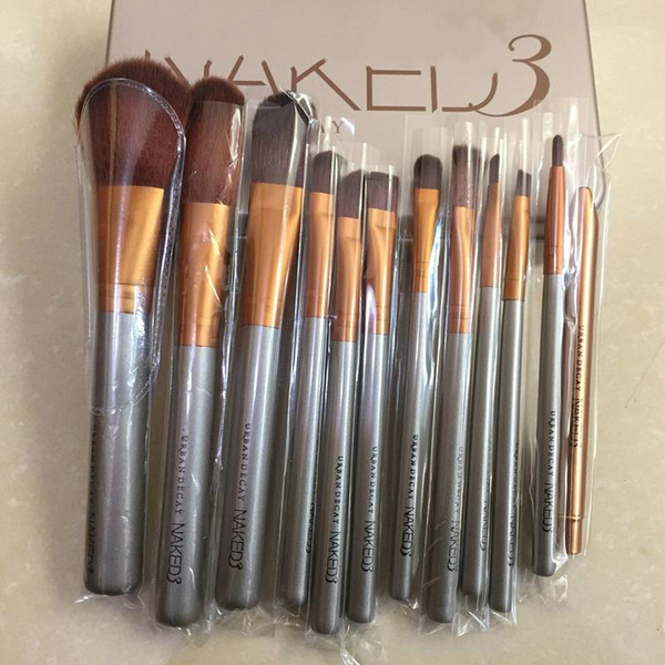 Nake 3 Makeup brush 12 Pcs set MACS Professional Makeup Brushes kit for eye shadow Tools Brushes Set Kit