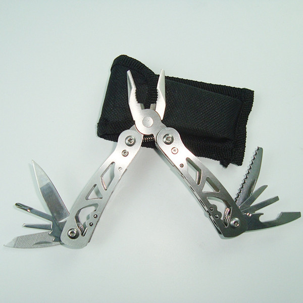 Multi Function Pocket Folding Tools Plier Knife Bottle Opener Screwdriver Outdoor Portable Stainless Steel Combination Pliers DBC DH1252