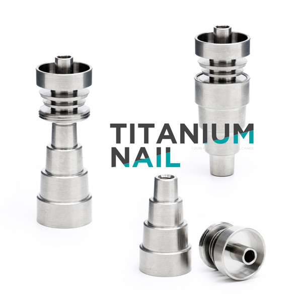 6 Different Types Domeless Titanium Nail 10mm 14mm 19mm Male & Femal Joint 2 in 1 / 4 in 1 / 6 in 1