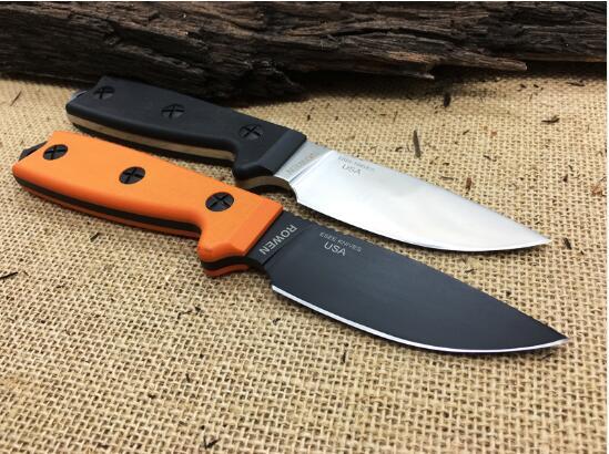 best EDC ESEE 3 Rowen knife Blade Hunting Fixed Knives G10 Handle Survival Knife Tactical K Sheath