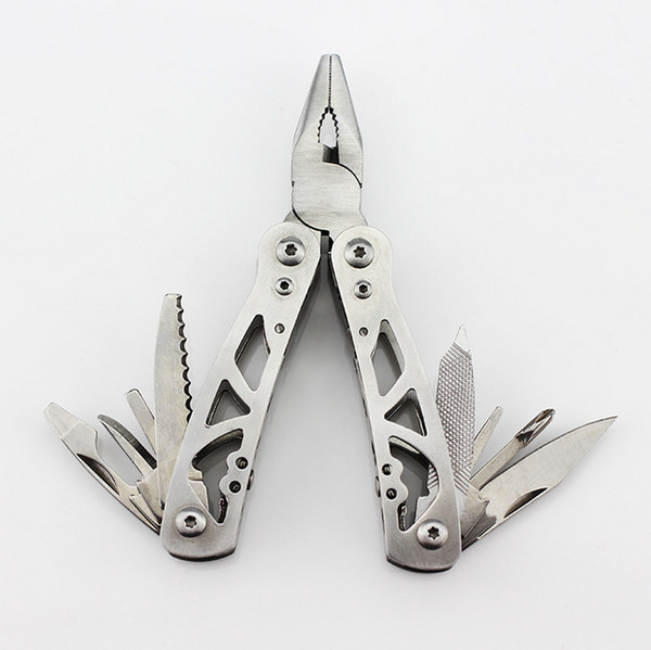 Mini Pliers Multifunctional Cutter Forceps 2CR13 Stainless Steel Tool Multifunctional Pliers Hollow Pliers Vice