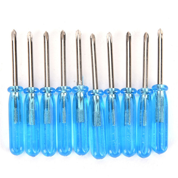 10 Pcs/Set Phillips Slotted Screwdrivers 2mm Portable Screw Driver Repair Tools