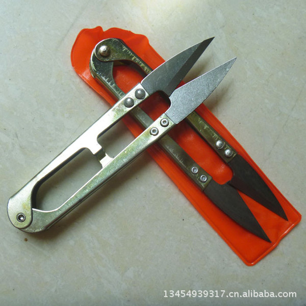 Free shipping Cross-stitch suite small trimming knife hand U sharp scissors individually packaged and durable