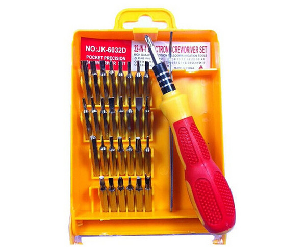 32 in 1 set Micro Pocket Precision Screwdriver Kit Magnetic Screwdriver cell phone tool repair box MA2