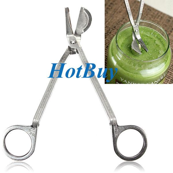 Stainless Steel Candle Wick Oil Lamps Trim Trimmer Scissors Cutter Snuffers Tool #3519