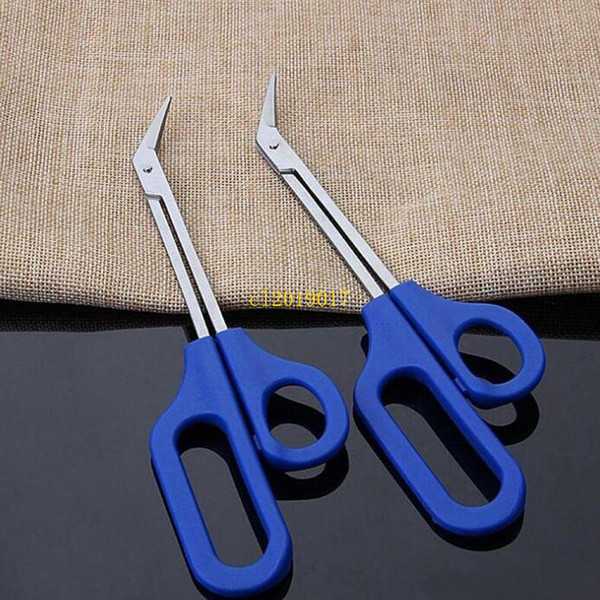 20cm Long Reach Easy Grip Toe Nail Toenail Scissor Trimmer for disabled Cutter Clipper Pedicure Trim tool