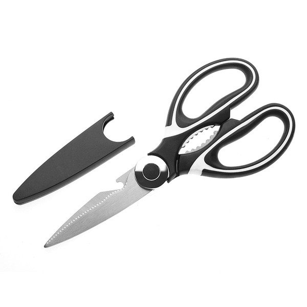 Instagram Hot Sale 20.5 CM Multifunction Sharp Scissors Opener with PP Handle Kitchen Tool Food Scissors