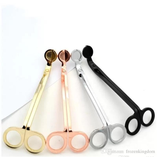 Metal Candle Wick Trimmer Stainless Steel Aromatherapy Candles Scissors Practical Oil Lamp Hook Cutters For Household 2018120711