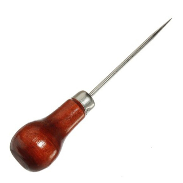 1PC New Hot Leather Craft Cloth Awl Tool Pin Punching Hole Maker Stitching Overstitch Free Shipping