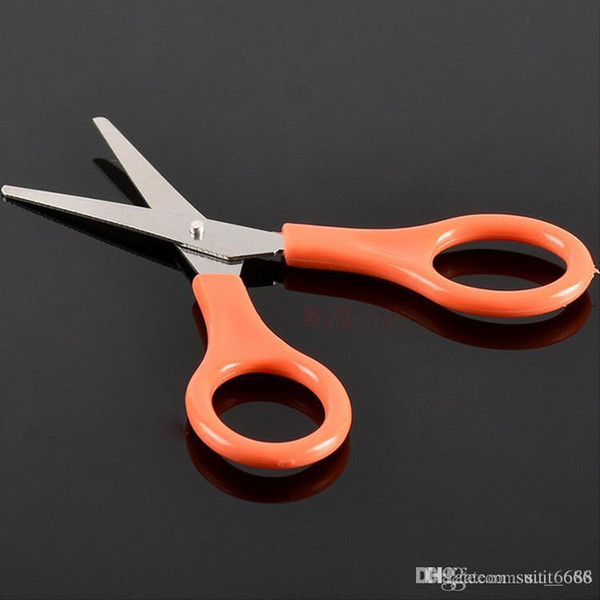 free shipping Cheap outdoor round safety scissors small scissors gauze and scissors First Aid Kit Accessories elbow outdoor safety scissors