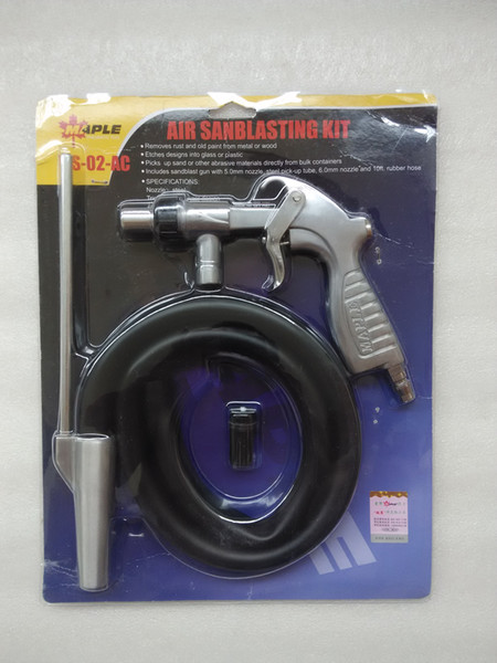 Air Sandblaster Air Sandblast Gun Kit with Extra Nozzles Free Ship