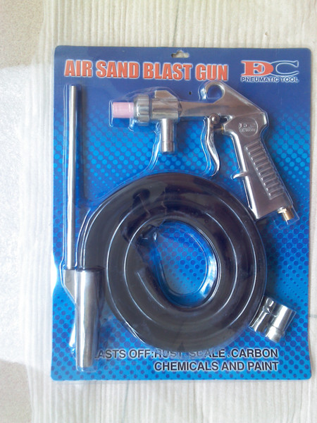 Air Sandblasting Gun Kit Air Sandblaster Spray Gun Kit Pneumatic Sandblaster Free Ship