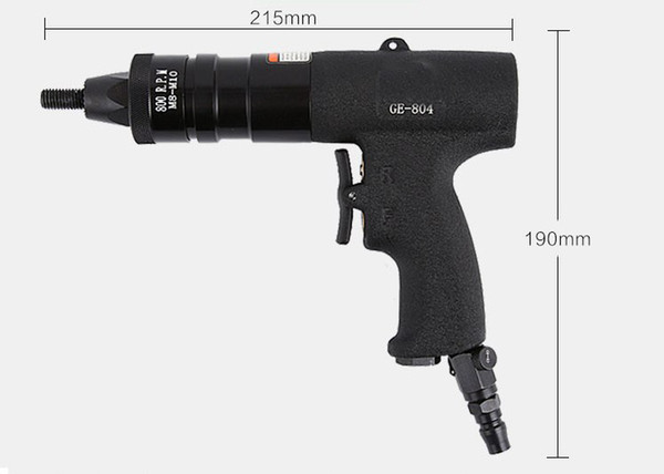 M4~M12 Pneumatic Riveter gun with self-locking thread heads Air Rivet Nut Gun set air tools