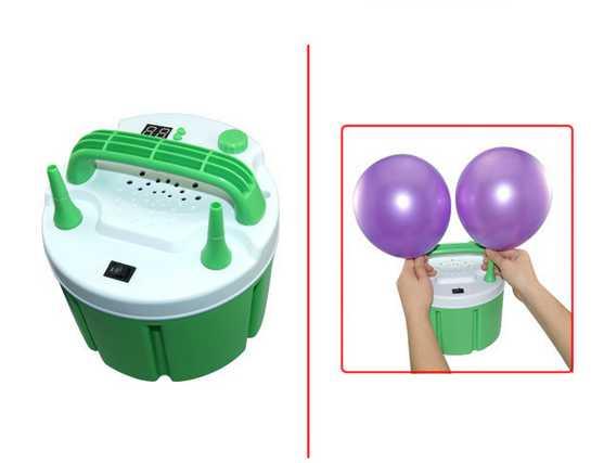 900w fresh air Electric balloon pump with timer, air inflator pump CE certificate with 2 nozzels