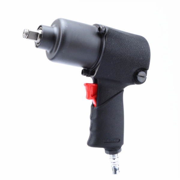 Taiwan 1/2 inch strength type double hammer pneumatic wrench air impact wrench black color wind gun 75kg