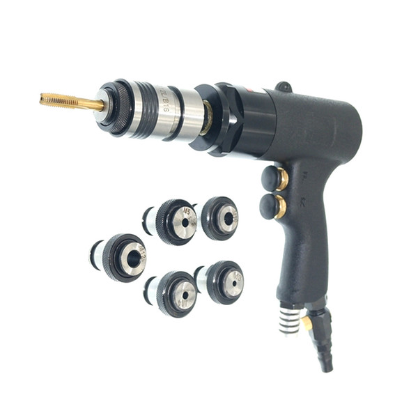 free shipping powerful gun type pneumatic tapping tool M3-M12 air tapping gun wind tapping machine tap drilling pneumatic drilling tools