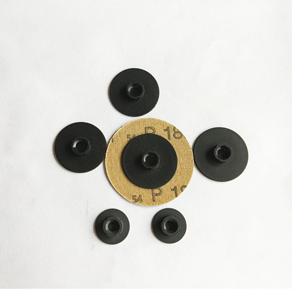 Nylon buttons for sanding discs for abrasive