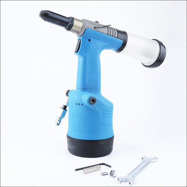 Free Shipping Industriy Grade Pneumatic Riveter Self Suction Style Three Claw Rivet Tool Air Riveter for Nail 2.4, 3.2, 4.0, 4.8mm