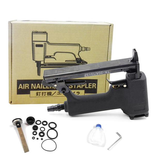 free shipping pneumatic nail gun smooth air stapler U type wind nail tool woodworking home decoration not jam block carton package