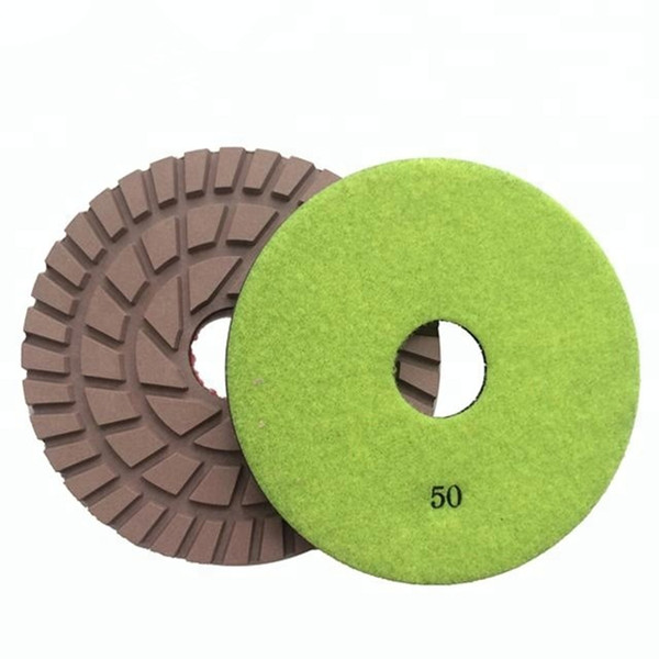 10 Pieces 7 Inch D180mm Dry Polishing Pads 7mm Thickness Grinding Disc Resin Pads for Concrete and Terrazzo Floor