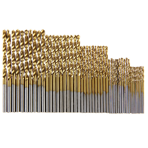 HSS High Speed Steel Drill Bit 50Pcs 1/1.5/2/2.5/3mm Twist Drill Bit Set Saw Set For Plastic Metal Wood