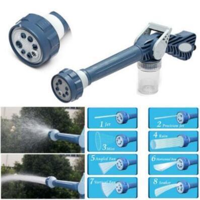 Multi-Function 8 In 1 Spray Water Gun Dispenser Garden Sprayer Plastic Hose Pipe Conector Ez Jet Water Cannon Sprayer Tools CCA11545 40pcs