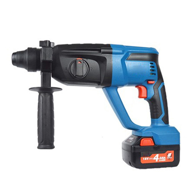 High quality portable 18V lithium battery cordless electric rotary hammer drill for industrial