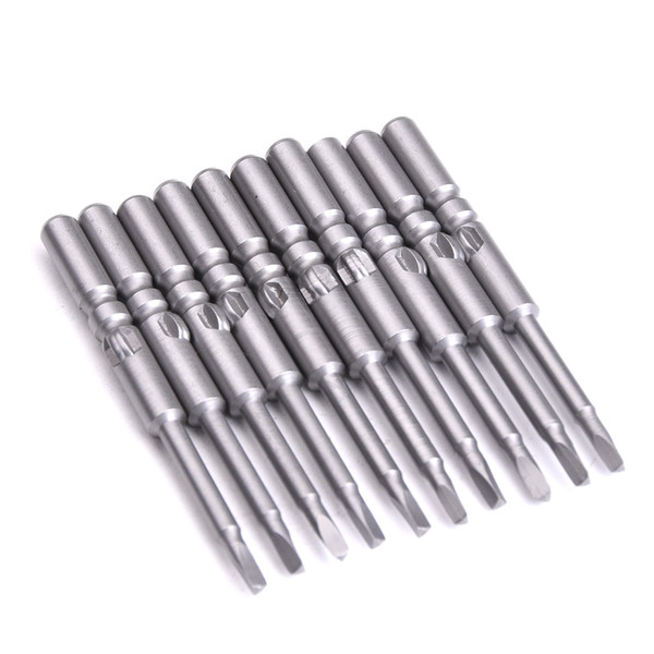 KNOKOO Cheap 10pcs/lot 5*60*TA1.8 Screwdriver Drill Bit 60MM Screw Driver Bits H5 Shank Magnetic Triangle Shaped Driver Bits