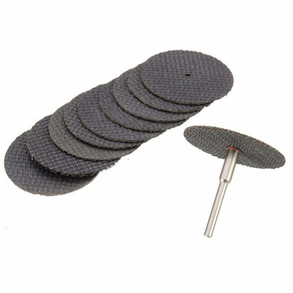 38mm 100pcs/set Fiberglass Reinforced Cut Off Wheel Abrasive Disc Suit for Dremel Tool With Drill Adapter