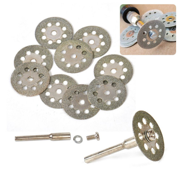 10x 20mm diamond cutting discs tool for cutting stone cut disc abrasives cutting dremel rotary tool accessories dremel cutter