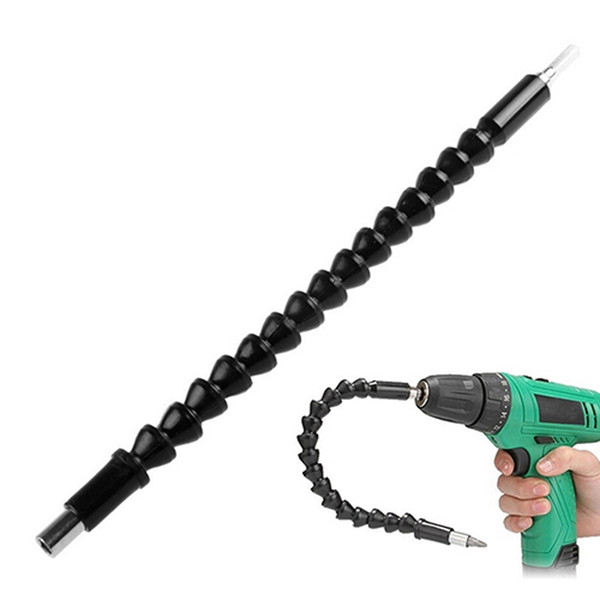 295mm Electronics Drill Black Flexible Shaft Bits Extention Screwdriver Bit Holder Connect Link Hex Shank Flexible Shafts