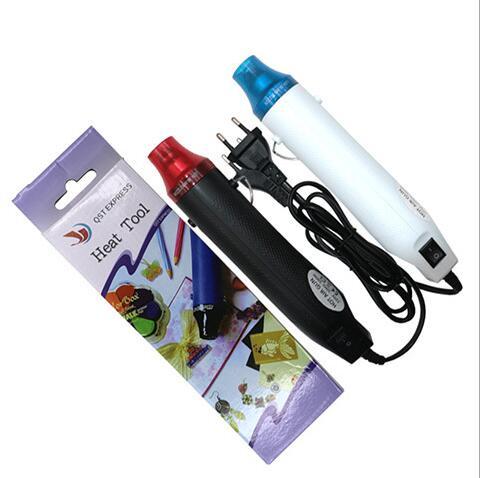 Hot Air Gun, Portable Mini Heat Gun for DIY Embossing Shrink Wrapping Drying Paint, 300W Multi Function Electrical Heat Tool