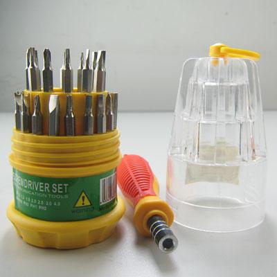 1set/lot Free Shipping 31 In 1 Precision Electron Screwdriver Hand Repair tools Set for PC Phone