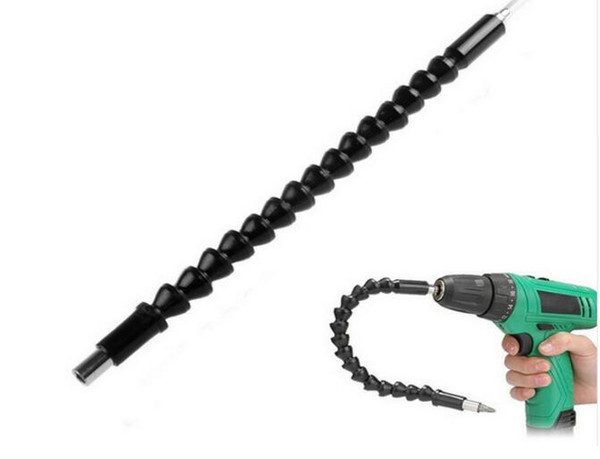 295mm Electronics Drill Black Flexible Shaft Bits Extention Screwdriver Bit Holder Connect Link