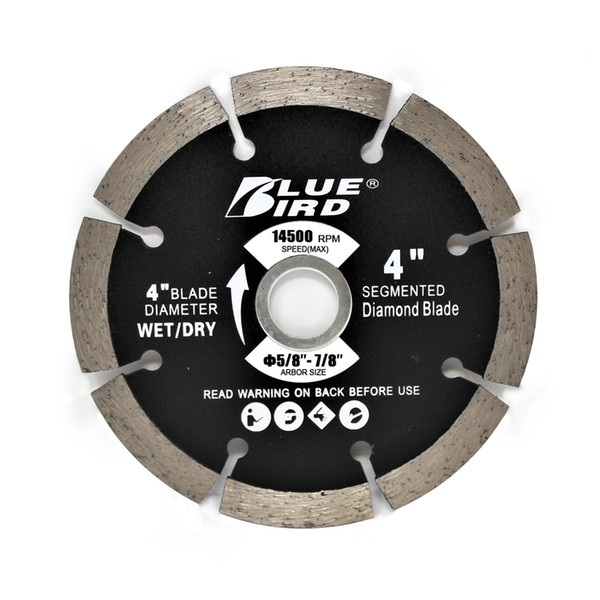 1pcs 4 in. Dia. Segmented Wet or Dry Cut Diamond Saw Blade for Masonry Concrete etc