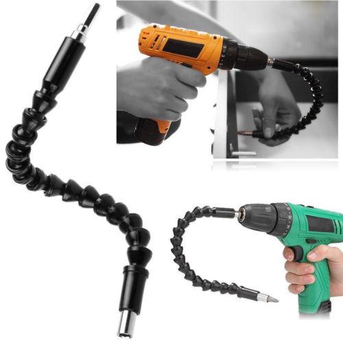 Wholesale 295mm Flexible Shaft Bits Extention Screwdriver Bit Power Tools Drill Holder Connect Link Cordless Drills Woodworking Tools