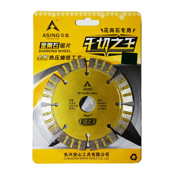 10 pieces 114mm granite cutting piece dry cut king special diamond saw blade concrete stone stone marble piece