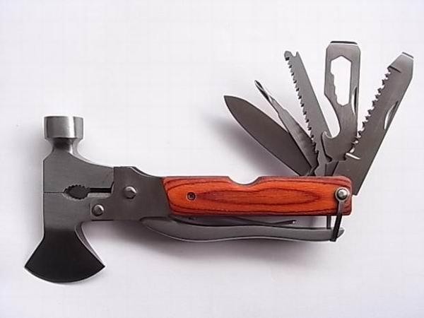 Fedex Free shipping Wholesale Multi-function screwdriver pliers Axe knife / saw / bottle opener / hammer tool set