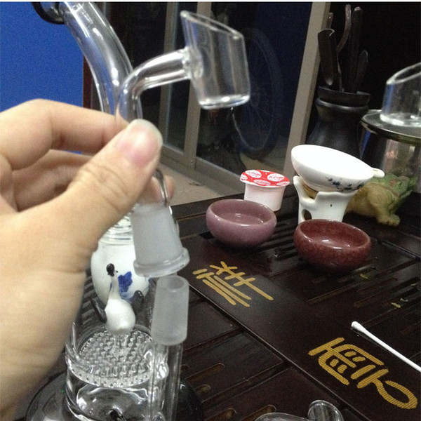 Quartz Banger 3mm Thicker 90deg 10mm 14mm 18mm Female Male Joint From Hyman Also Sell Banger Carb Cap e nail Kit Dab Rigs