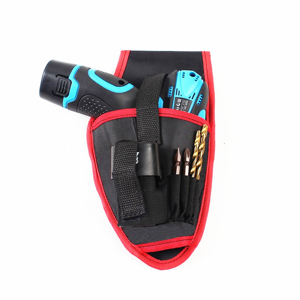 free shipping cloth tool bag 12v cordless drill waist hanging pocket multifunction tool bag electrician hardware repair kit very usefull