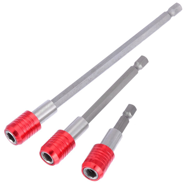 3pcs/set Magnetic Screwdriver Extension Bit Holder 1/4