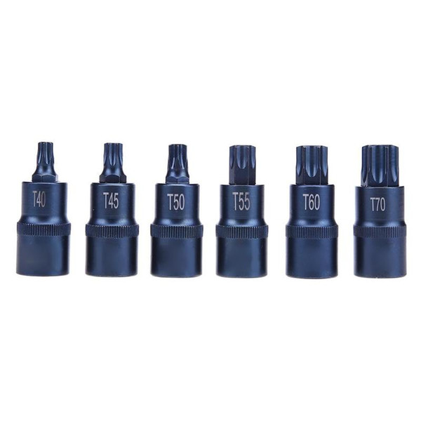 Torx Screwdriver Bit 1/2 inch Socket Bit Adapter Universal Head T40 T45 T50 T55 T60 T70 Drive Socket Adapter Hand Tool